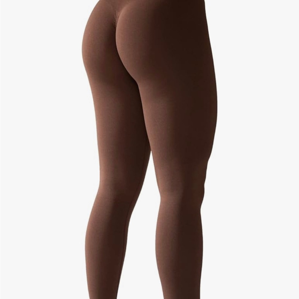 AUROLA Workout Leggings for Women Seamless Scrunch Tights Tummy Control Gym